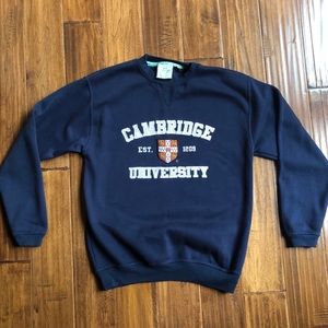 Official Cambridge University Navy Blue Sweatshirt